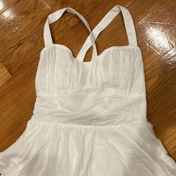 Abercrombie & Fitch Tiered Lace-Up Maxi Dress - Picture 4 of 10